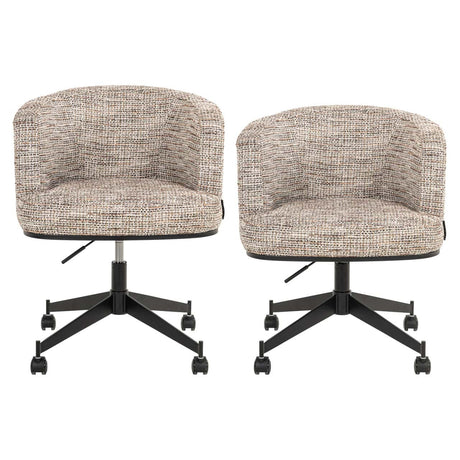 Scaun dining Richmond Rochenne trendy natur, rotativ