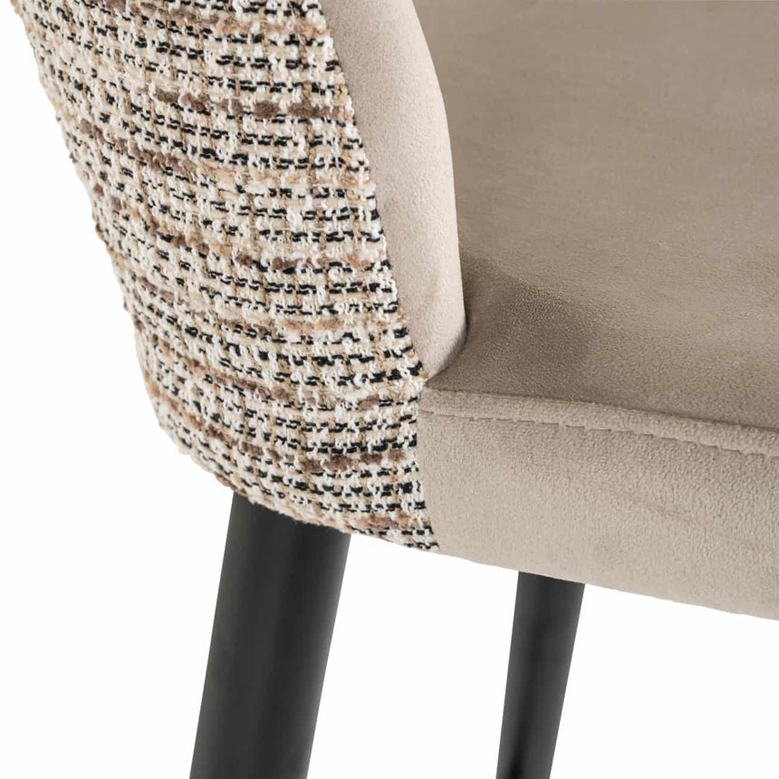Scaun de bar Richmond Tabitha natur, ignifug