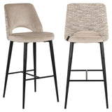 Scaun de bar Richmond Tabitha natur, ignifug