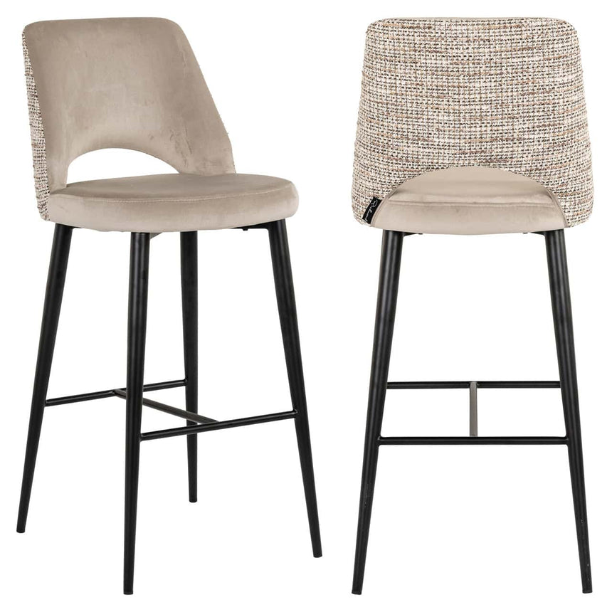 Scaun de bar Richmond Tabitha natur, ignifug
