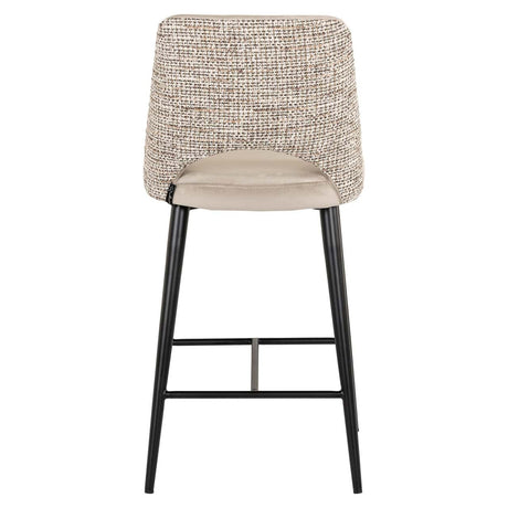 Scaun de bar Richmond Tabitha trendy natur, înălțime tejghea, ignifug