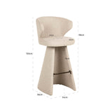Scaun de bar Richmond Gatsbi bej biscotti