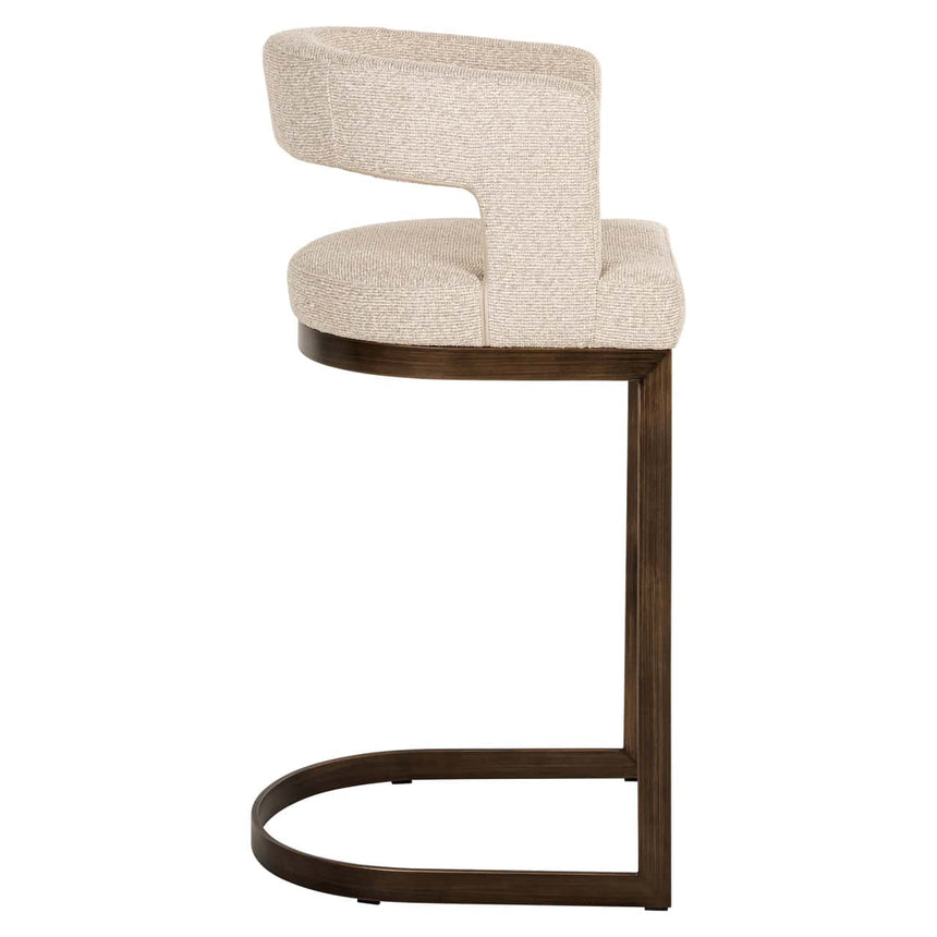 Scaun de bar Richmond Ellis bej biscotti