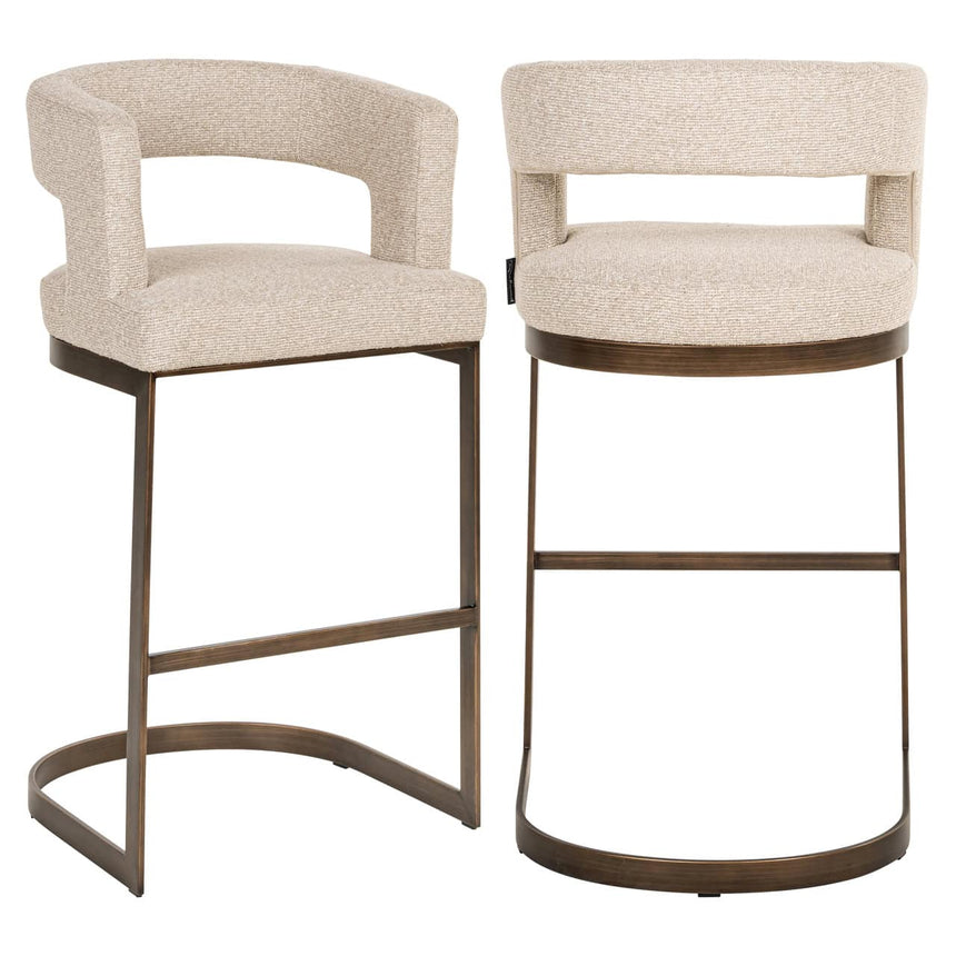 Scaun de bar Richmond Ellis bej biscotti