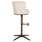 Scaun de bar Richmond Cheyenne bej biscotti, rotativ