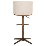 Scaun de bar Richmond Cheyenne bej biscotti, rotativ