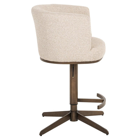 Scaun de bar Richmond Cheyenne bej biscotti, rotativ