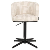 Scaun de bar Richmond Cheyenne bej grafic, rotativ