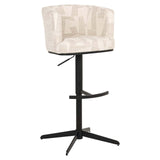 Scaun de bar Richmond Cheyenne bej grafic, rotativ