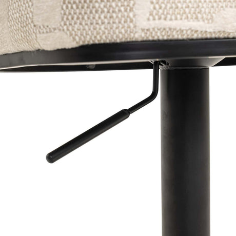 Scaun de bar Richmond Cheyenne bej grafic, rotativ