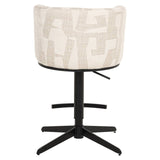 Scaun de bar Richmond Cheyenne bej grafic, rotativ