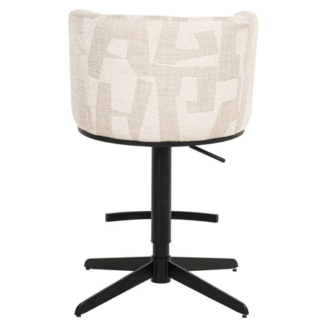 Scaun de bar Richmond Cheyenne bej grafic, rotativ