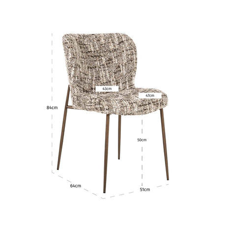 Scaun dining Richmond Odarby maro omara (set 2 buc.)