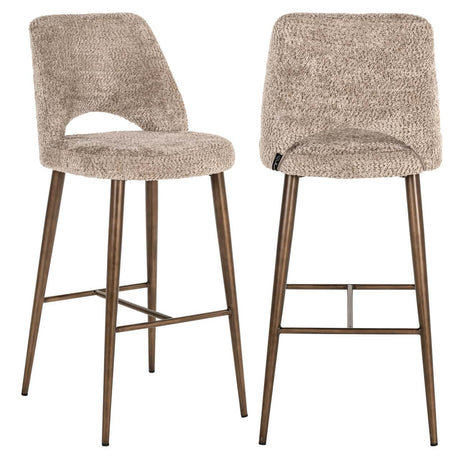 Scaun de bar Richmond Delphine natur, ignifug