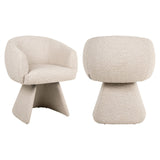 Scaun dining Richmond Quiriro bej biscotti, rotativ