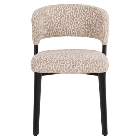 Scaun dining Richmond Zeno bej leopard