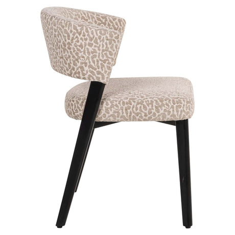 Scaun dining Richmond Zeno bej leopard