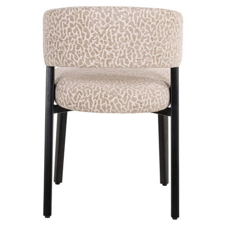 Scaun dining Richmond Zeno bej leopard