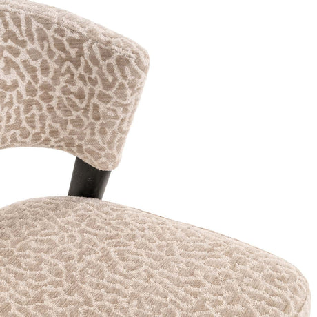 Scaun dining Richmond Zeno bej leopard