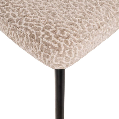 Scaun dining Richmond Zeno bej leopard