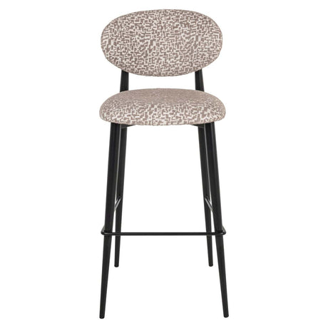Scaun de bar Richmond Dantes natur geo, ignifug