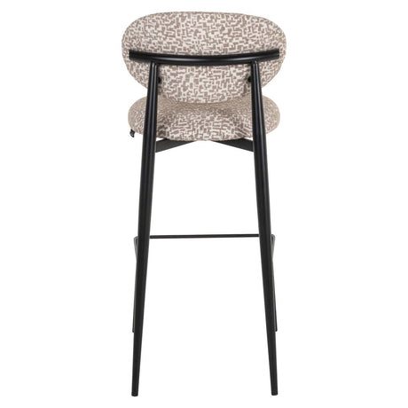 Scaun de bar Richmond Dantes natur geo, ignifug