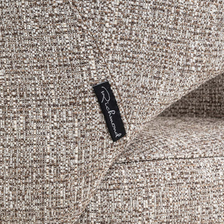 Scaun dining Richmond Ginerva pământiu tweed, rotativ