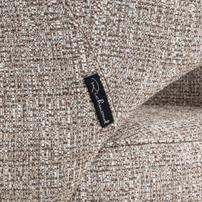 Scaun dining Richmond Ginerva pământiu tweed, rotativ