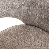 Scaun dining Richmond Ginerva pământiu tweed, rotativ