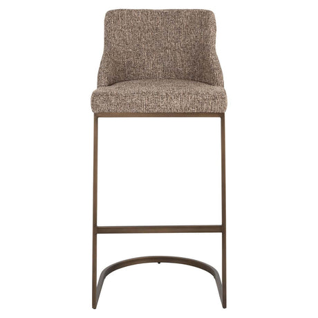 Scaun de bar Richmond Bolton maro tweed (set 2 buc.)