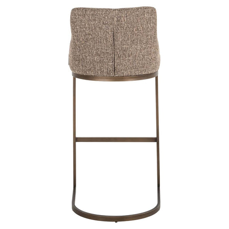Scaun de bar Richmond Bolton maro tweed (set 2 buc.)