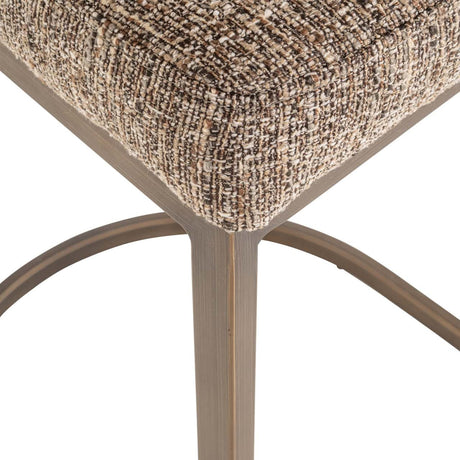 Scaun de bar Richmond Bolton maro tweed (set 2 buc.)