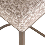 Scaun de bar Richmond Bolton natur geo (set 2 buc.)