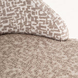 Scaun de bar Richmond Bolton natur geo (set 2 buc.)
