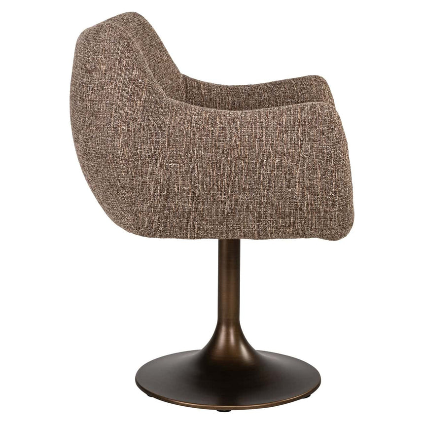 Scaun dining Richmond Aldo maro tweed, rotativ