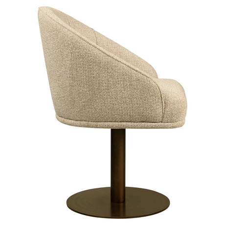 Scaun dining Richmond Beverly natur fancy, rotativ
