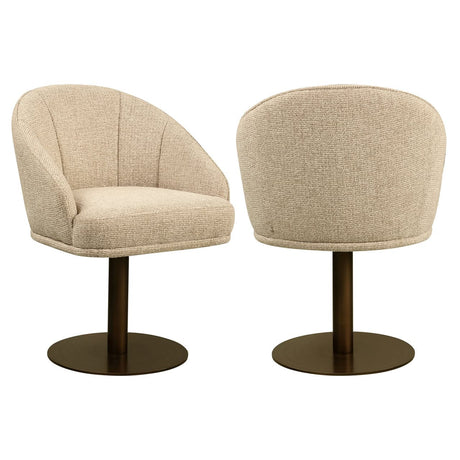 Scaun dining Richmond Beverly natur fancy, rotativ