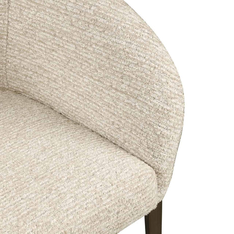 Scaun dining Richmond Kenzi natur linear, ignifug
