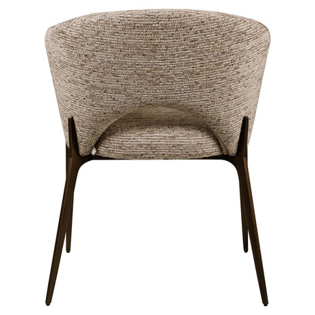 Scaun dining Richmond Kenzi moka linear, ignifug
