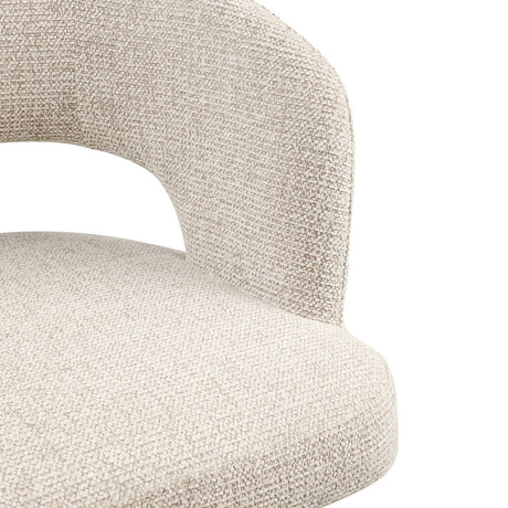 Scaun dining Richmond Blanca natur fancy, ignifug