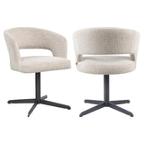 Scaun dining Richmond Blanca natur fancy, ignifug