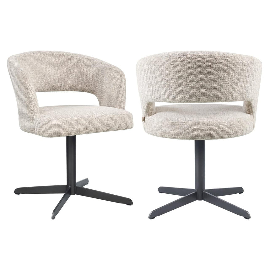 Scaun dining Richmond Blanca natur fancy, ignifug