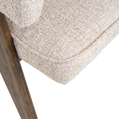 Scaun dining Richmond Mori crem tweed, ignifug