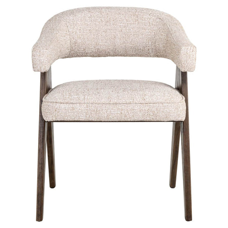 Scaun dining Richmond Mori crem tweed, ignifug
