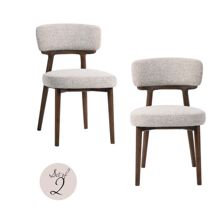 Scaun dining Richmond Basker natur fancy, ignifug (set 2 buc.)