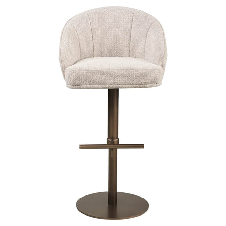 Scaun de bar Richmond Beverly natur, rotativ