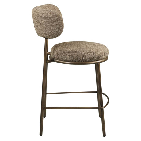 Scaun de bar Richmond Encanto maro tweed, înălțime tejghea