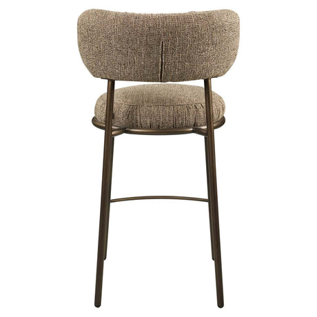 Scaun de bar Richmond Encanto maro tweed, înălțime tejghea