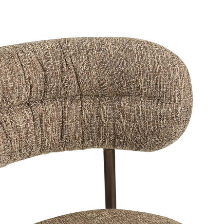 Scaun de bar Richmond Encanto maro tweed, înălțime tejghea
