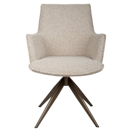 Scaun dining Richmond Dakota natur chunky, rotativ